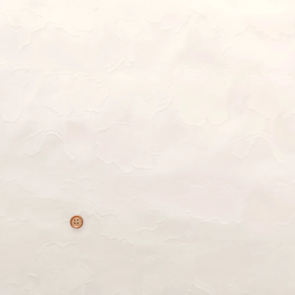 コットンカットジャガード生地　ボタニカル