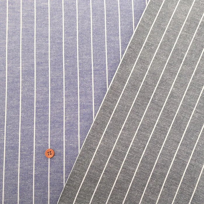 コットンウール生地　ストライプ