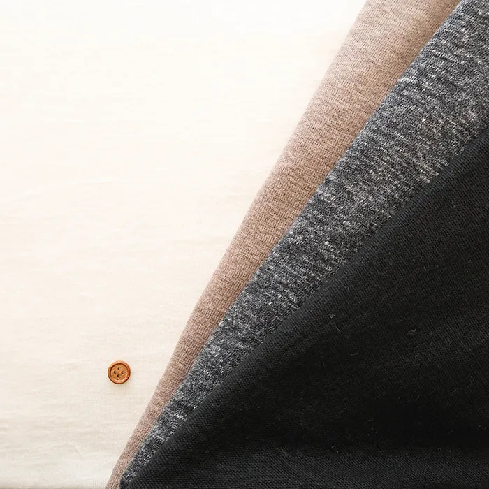 リネン天竺生地　無地