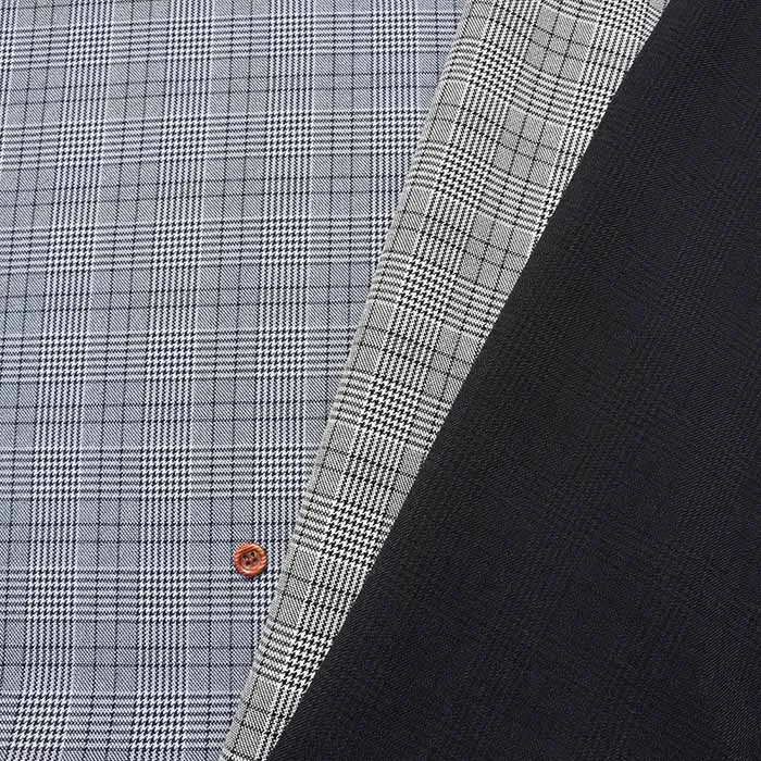 グレンチェックストレッチ生地