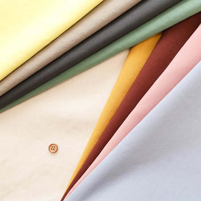 リネンストレッチ生地　無地