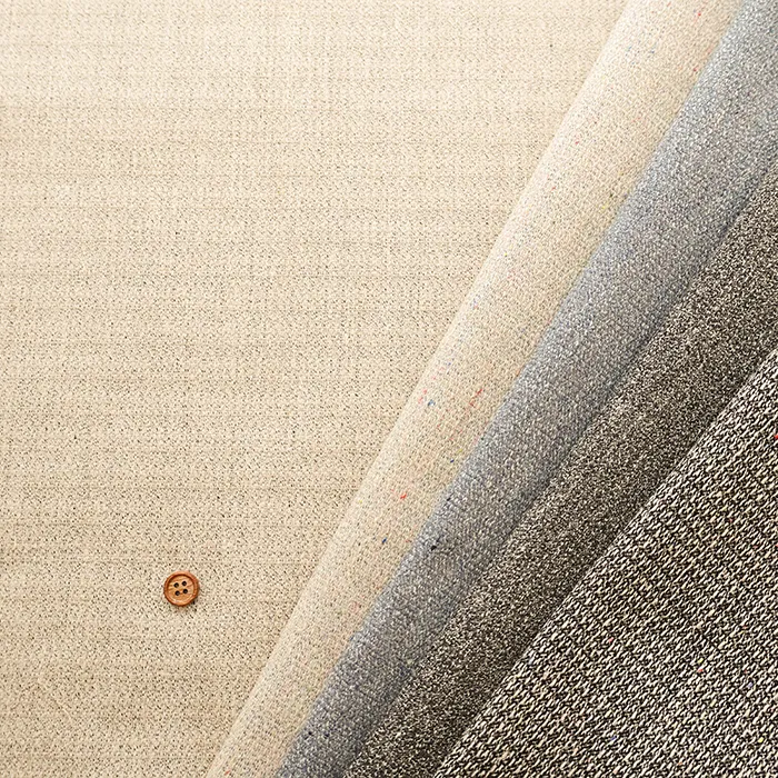 ドビーツィード生地　無地