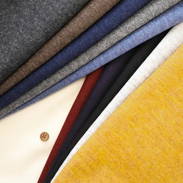 フェザーカール圧縮ニット生地　無地