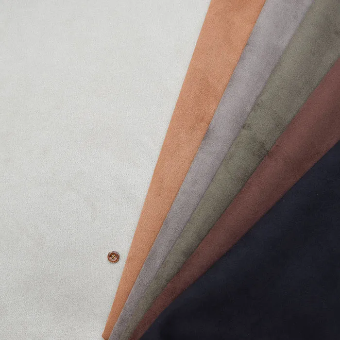 リバーシブル　スウェードダンボールニット生地　無地