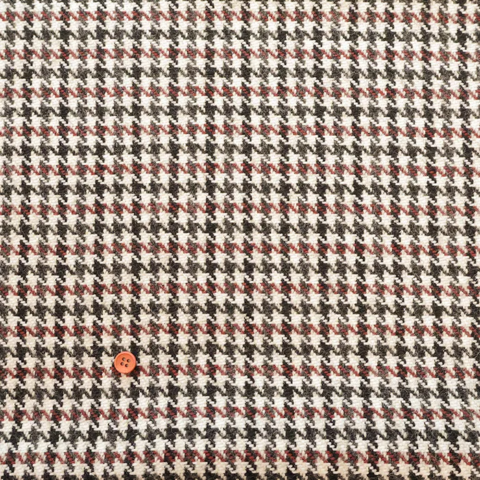 ラスターウールチェック生地