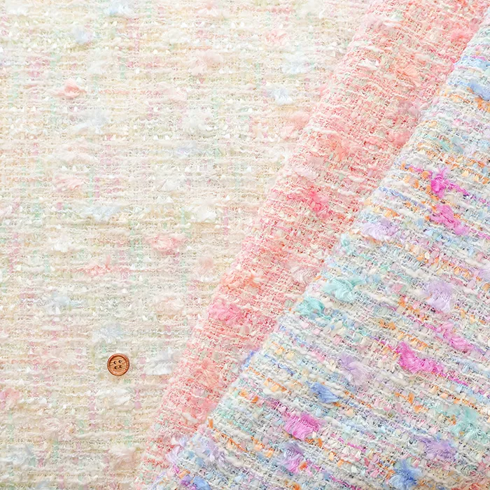 パールファンシーツイード生地