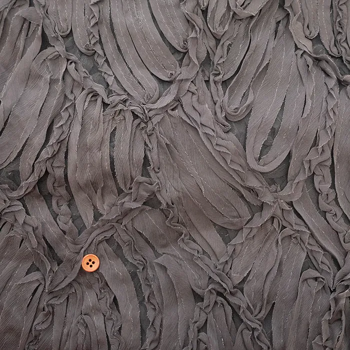 ポリエステルカットレース生地