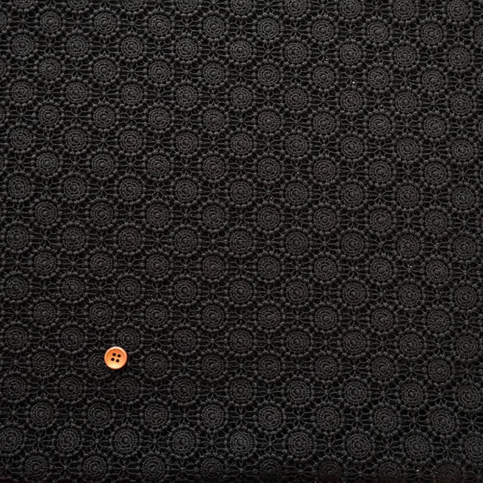 ポリエステルケミカルレース生地