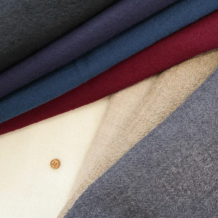 2/48ウールガーゼ生地　無地