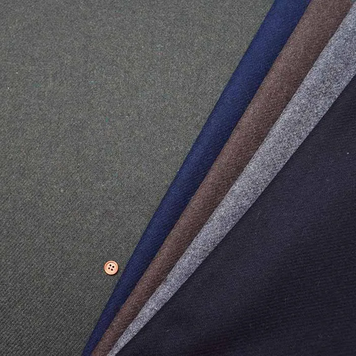 リサイクルウール使用　メラジンウール生地　無地