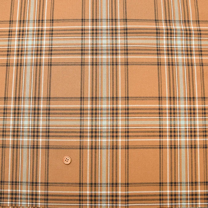 T/Rチェックツイルストレッチ生地