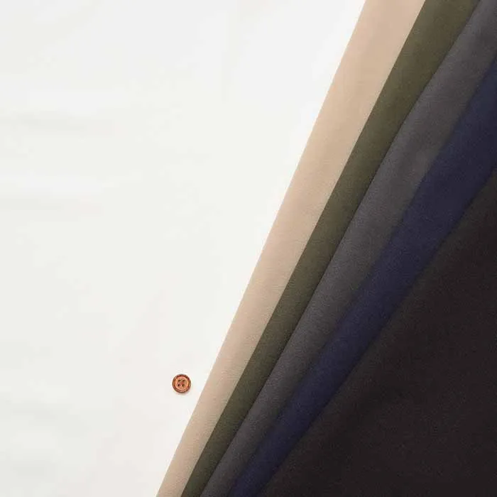 ポリエステルストレッチ2wayツイル生地　無地