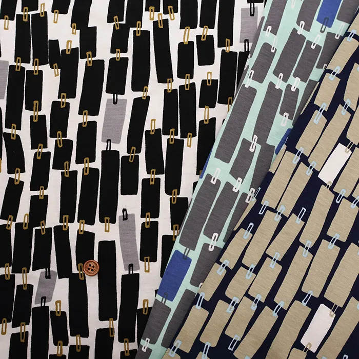 コットン80ハイゲージスムースプリント生地