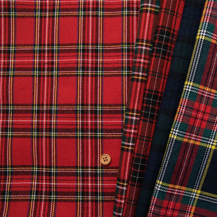 T/Rタータンチェック生地