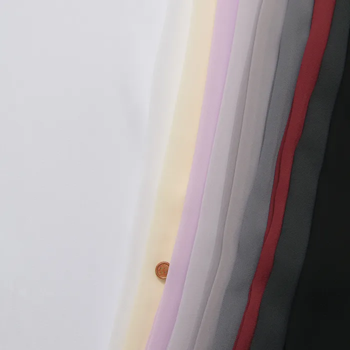 75Dシフォンジョーゼット生地　無地