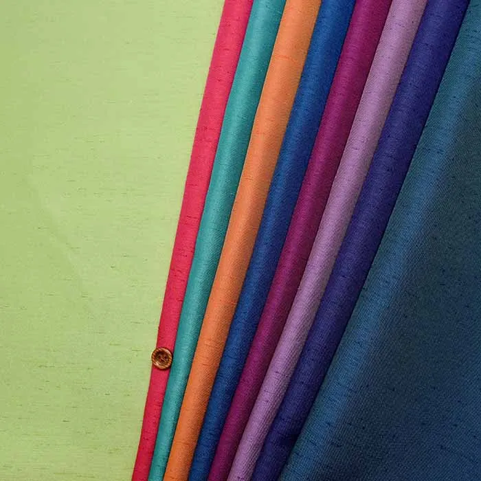 シャンブレーシャンタン生地　無地