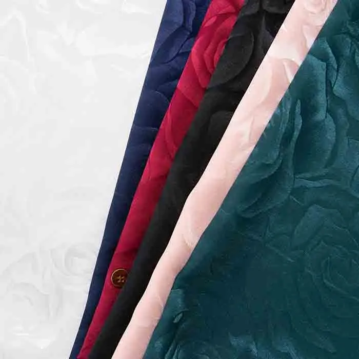 W幅ジャガード生地　薔薇　【在庫限りで終了商品】