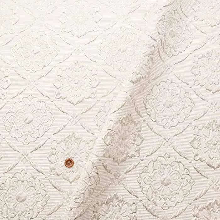 ポリエステルプラチナムジャガード生地