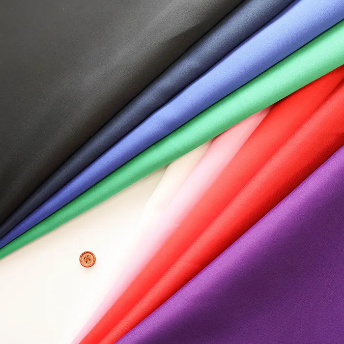 ポリエステルマットサテン生地　無地