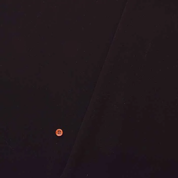 ポリエステル　フォーマルブラックダブルジョーゼット生地　無地