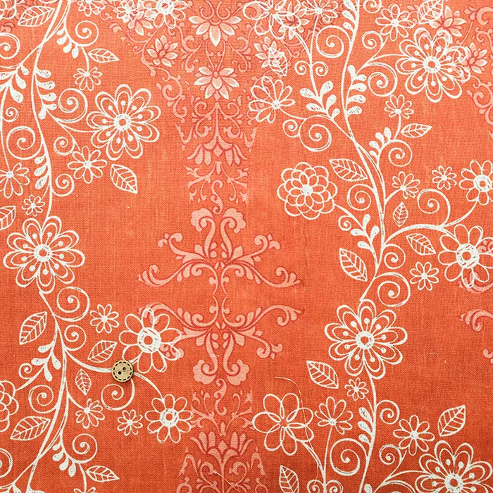 リネンプリント生地