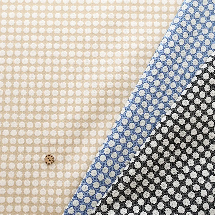 サークルジャガードストレッチ生地