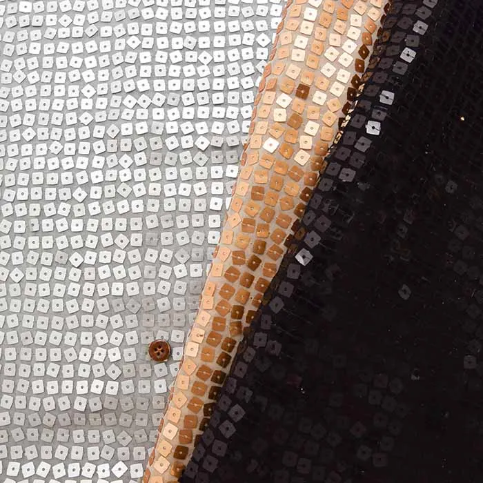 イタリア製　スクエアスパンコール