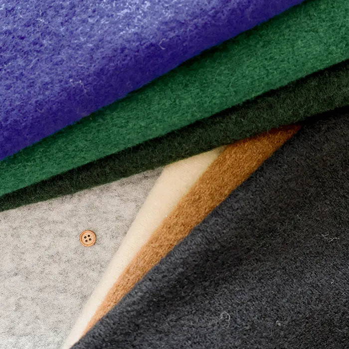 ポリエステルスライバーニット生地　無地