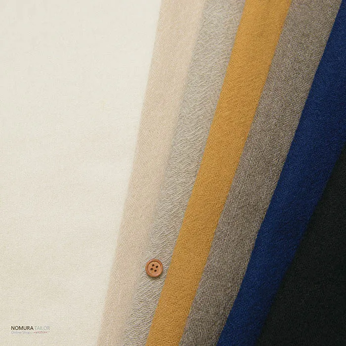 ウールガーゼ生地　無地