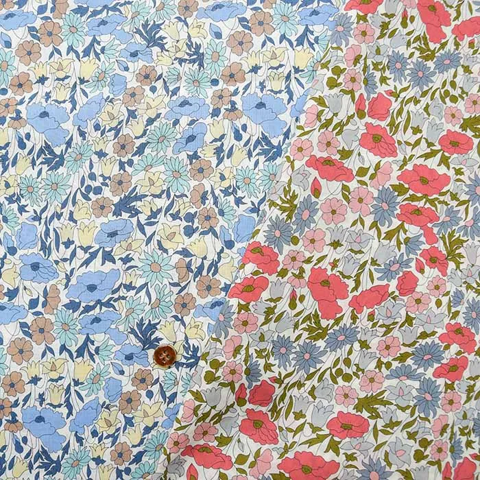 LIBERTY リバティ　コットンローンプリント生地　Poppy＆Daisy
