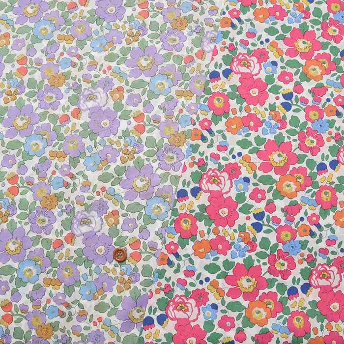 LIBERTY2022エターナルコレクションコットンタナローンプリント生地　Betsy