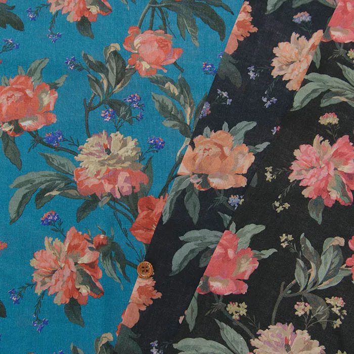 LIBERTY リバティ　リヨセルローンプリント　Decadent Blooms