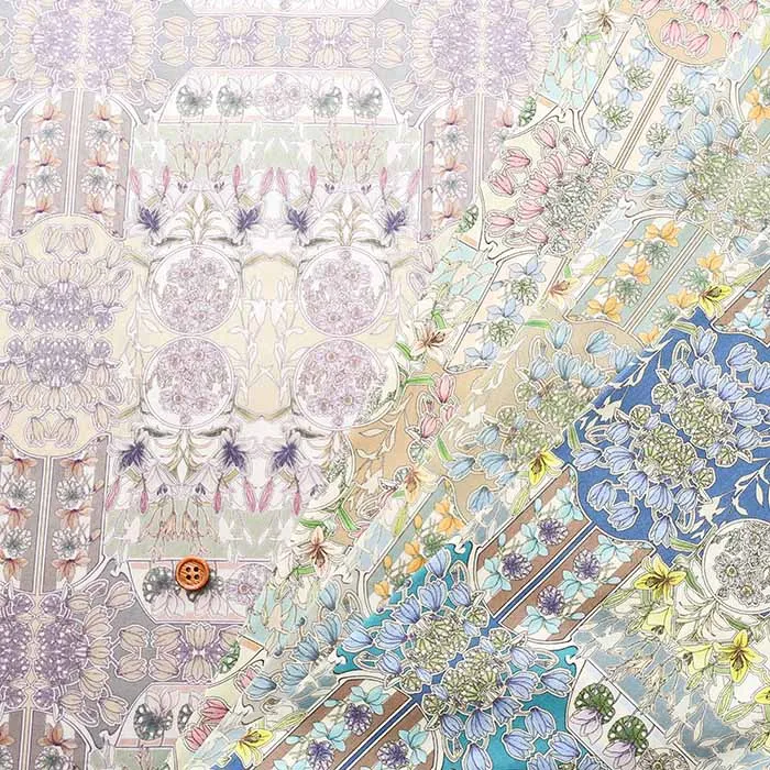 LIBERTY　リバティ　コットンタナローンプリント生地　Flower Fate