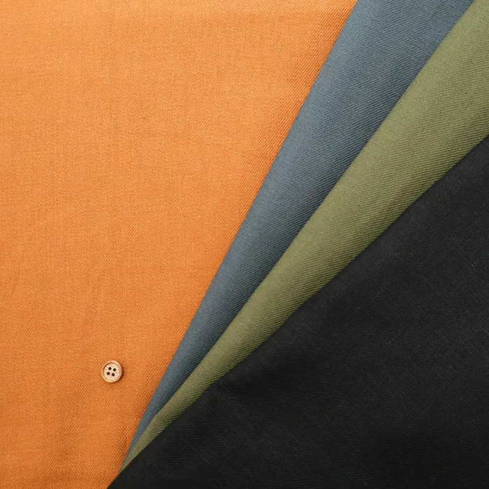 リネンツイル生地　無地