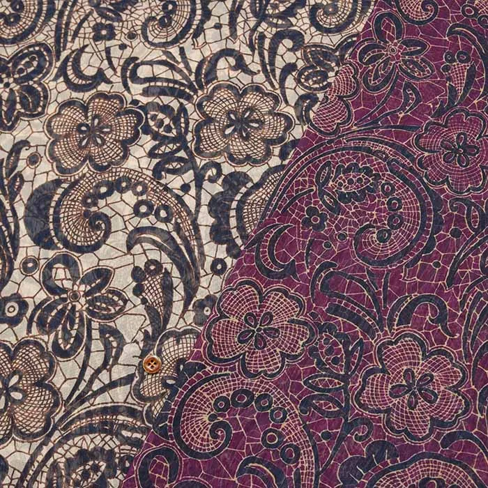 W巾ポリエステルシフォンプリント生地