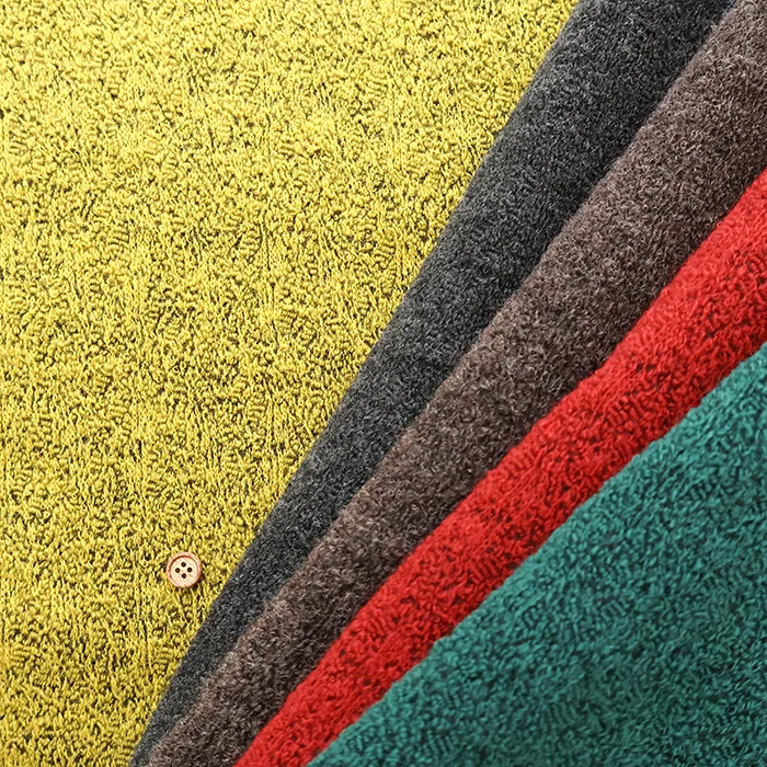 ループニット生地　無地