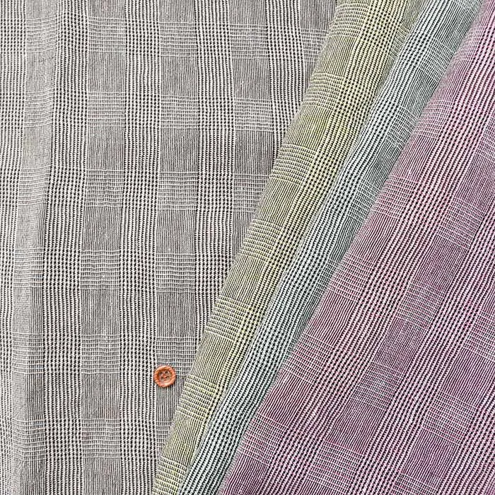 Crepe　グレンチェック生地