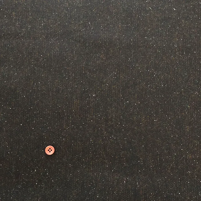 ウールネップツイード生地　無地