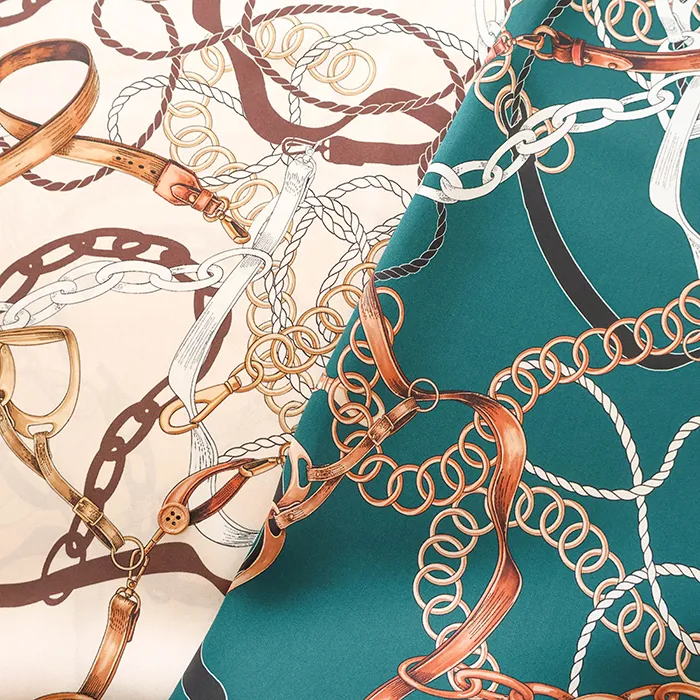 イタリア製　QUORUM　シルクプリント生地　リング