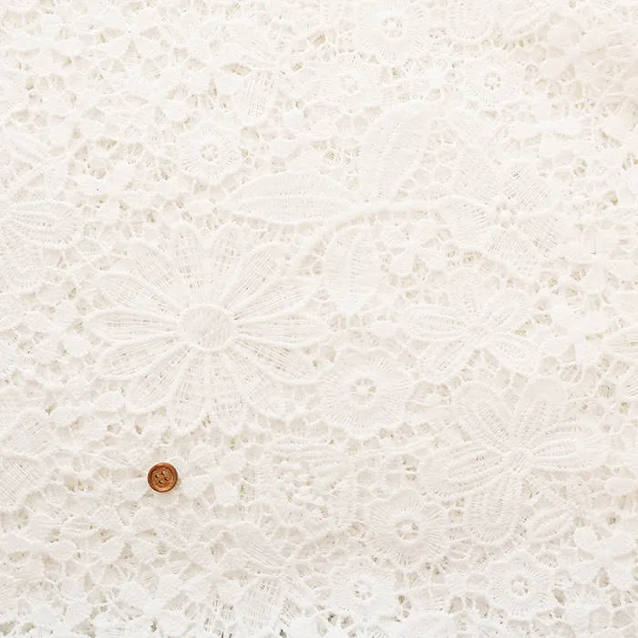 ポリエステルケミカルレース生地