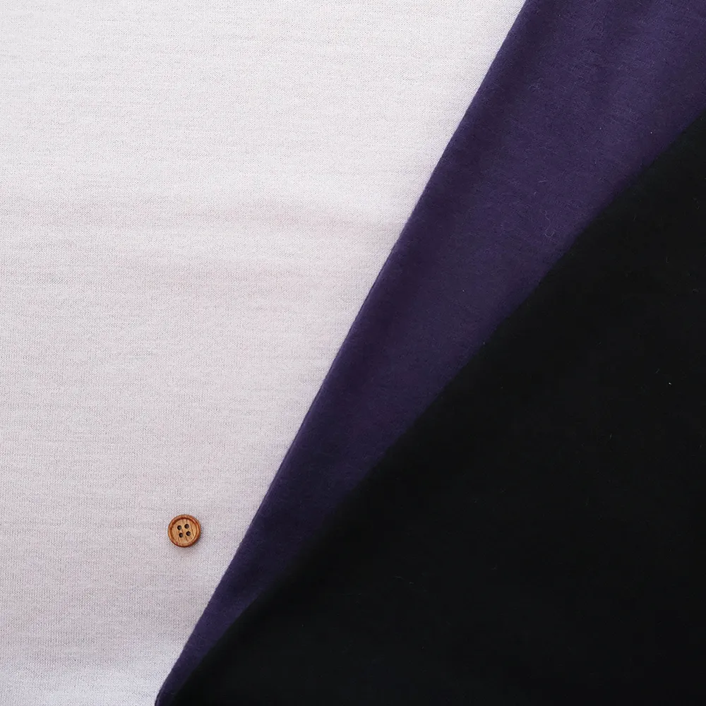 ウール天竺生地　無地