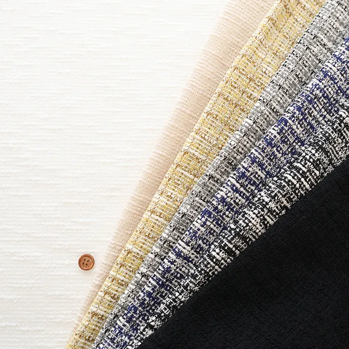 ストレッチスラブファンシーツイード生地