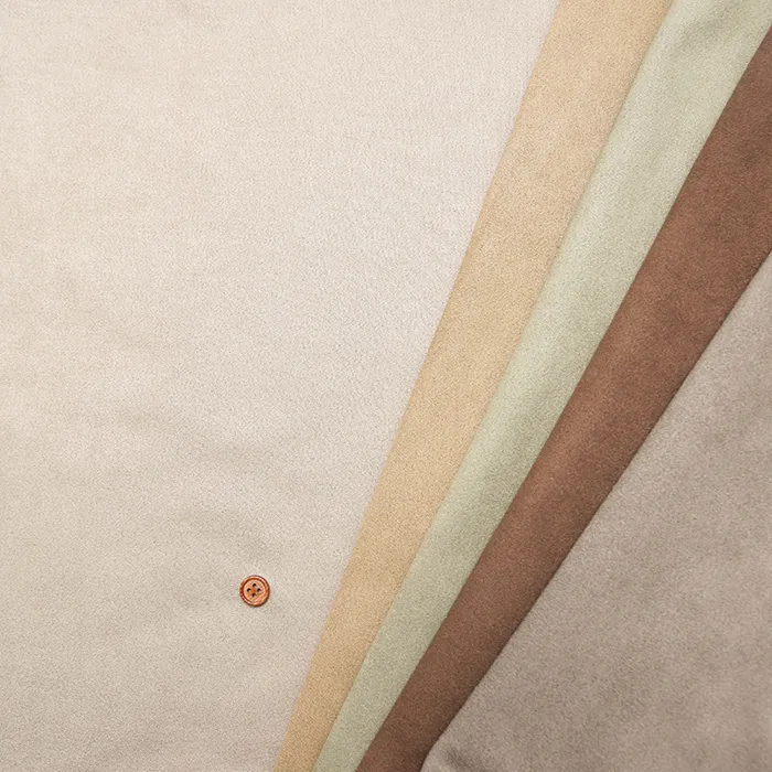 ポリエステルパイルスエードリバー生地　無地