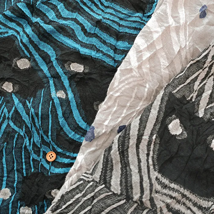 T/Cジャガードニット生地　ラビリン