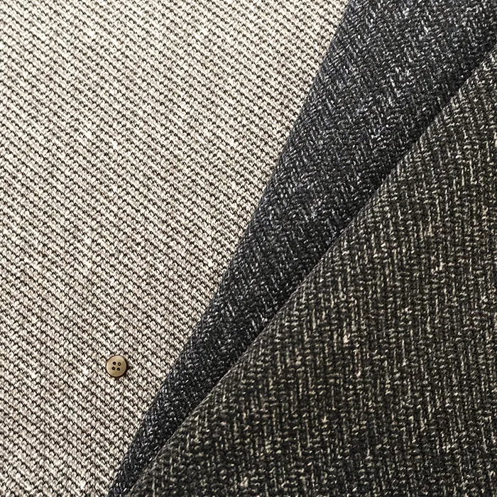 ポリエステルスライバーツイード生地