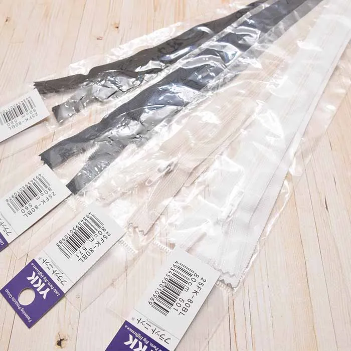 YKKフラットニットファスナー　80cm