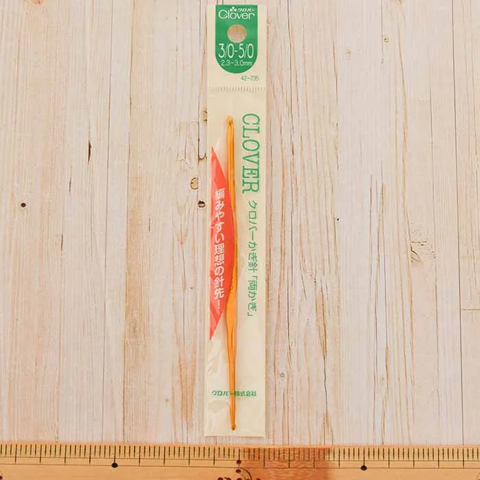 クロバー　両かぎ針3/0-5/0号