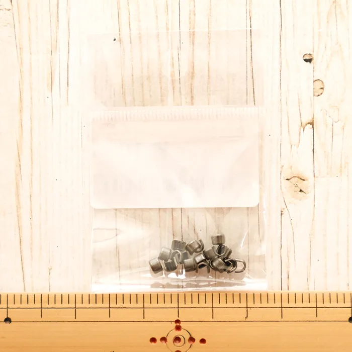 4ビスファスナー用上止め　アンティーク10組入