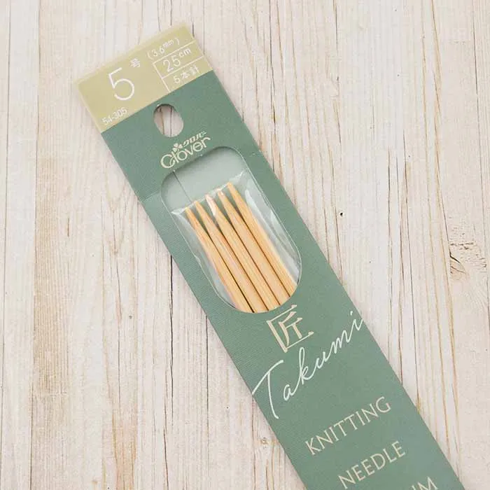 クロバー　「匠」5本針　25cm＜5号＞