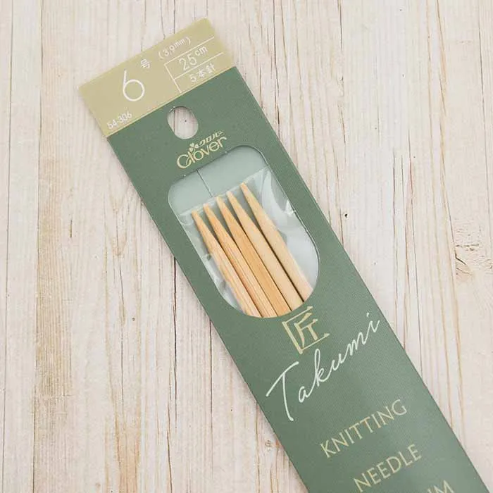 クロバー　「匠」5本針　25cm＜6号＞